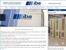 Tablet Screenshot of ibs4doors.com